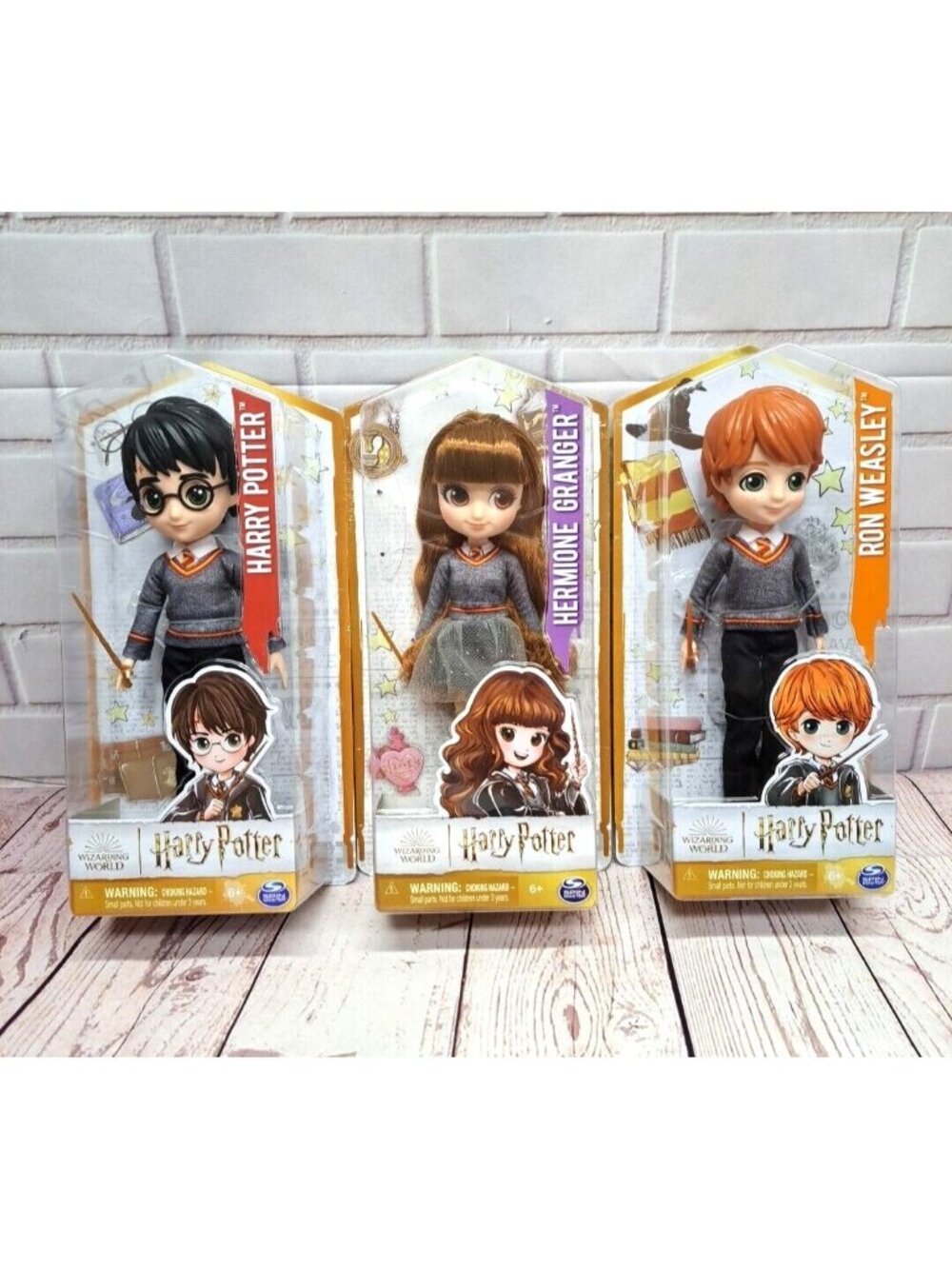 Harry‎ Potter Wizarding World Dolls Collection - Harry, Ron & Hermione